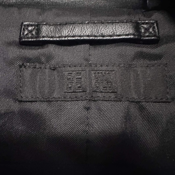 Men’s Leather Jacket Uniqlo Faux 

Slim Fit Large - Picture 3 of 4